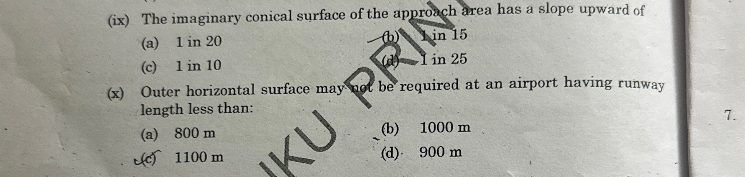 ( ix ) The imaginary conical surface of the