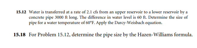 1 5 . 1 2 Water is transferred at a rate of 2 . 1