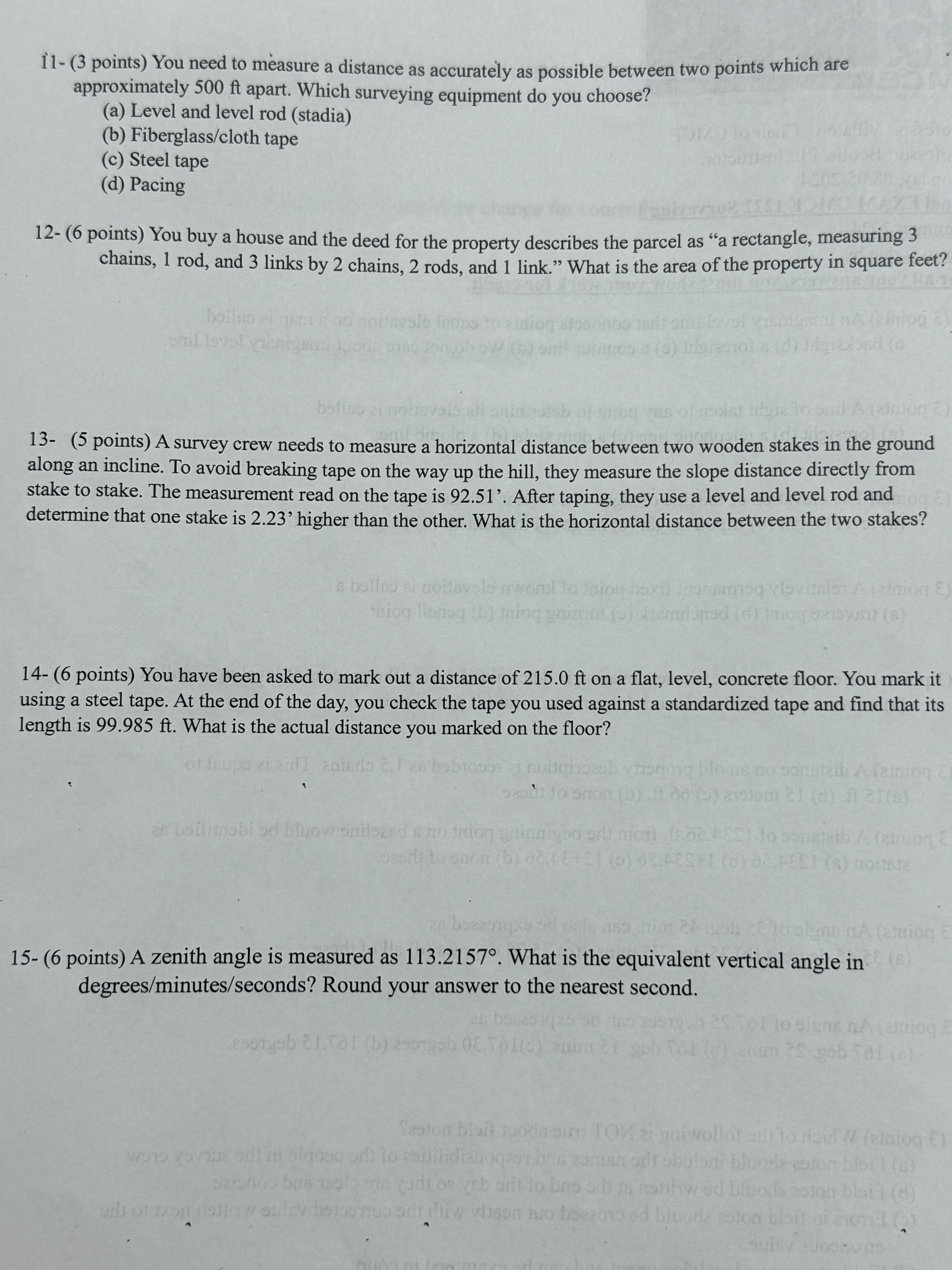 Show all work to receive credit 1 1 - ( 3 points