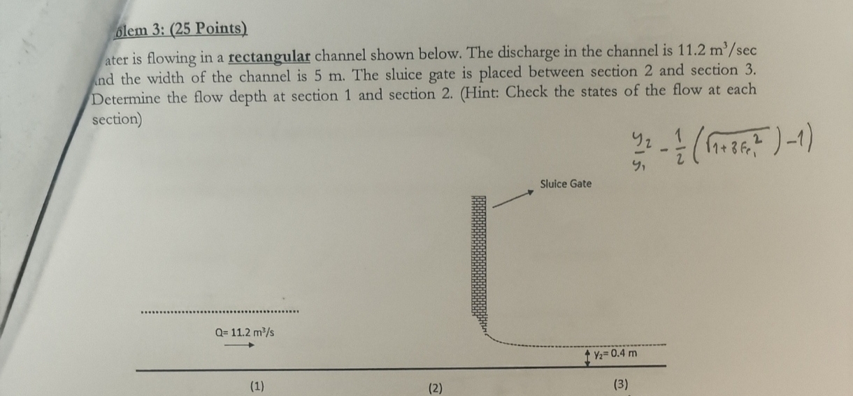 ! EMERGEENCY ! olem 3 : ( 2 5 Points ) ater is