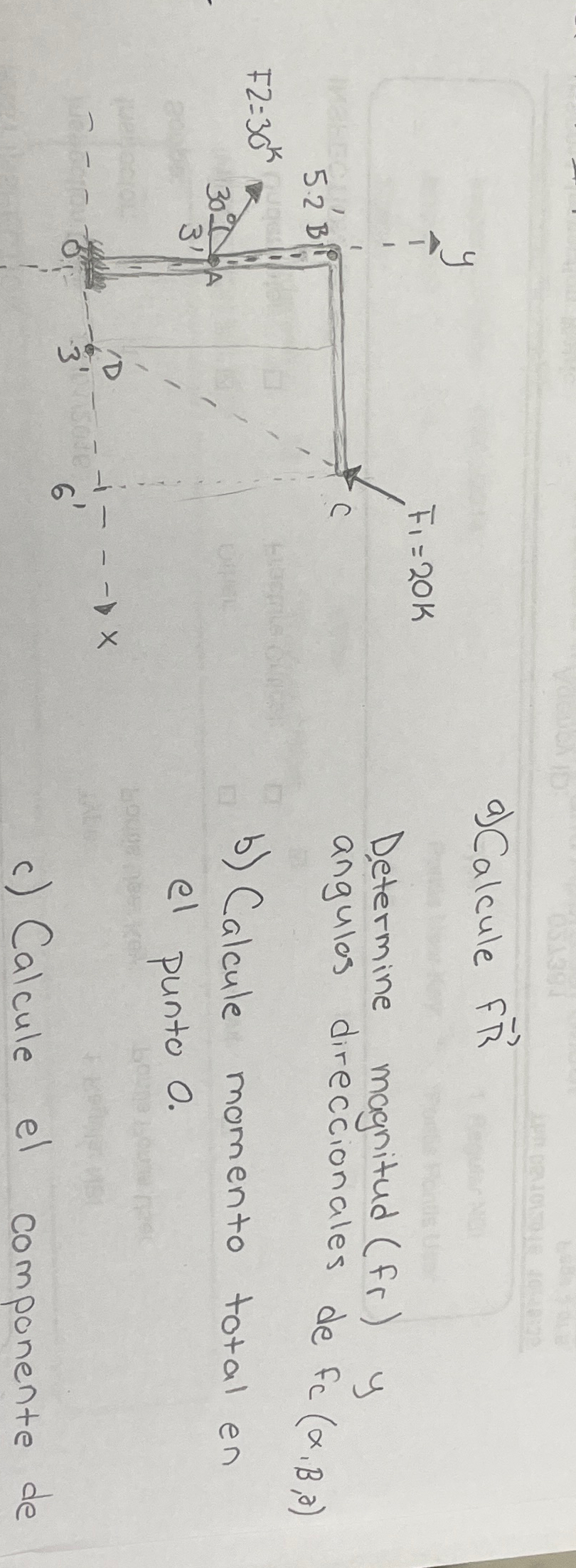 a ) Calcule vec ( F ) v e c ( R ) Determine