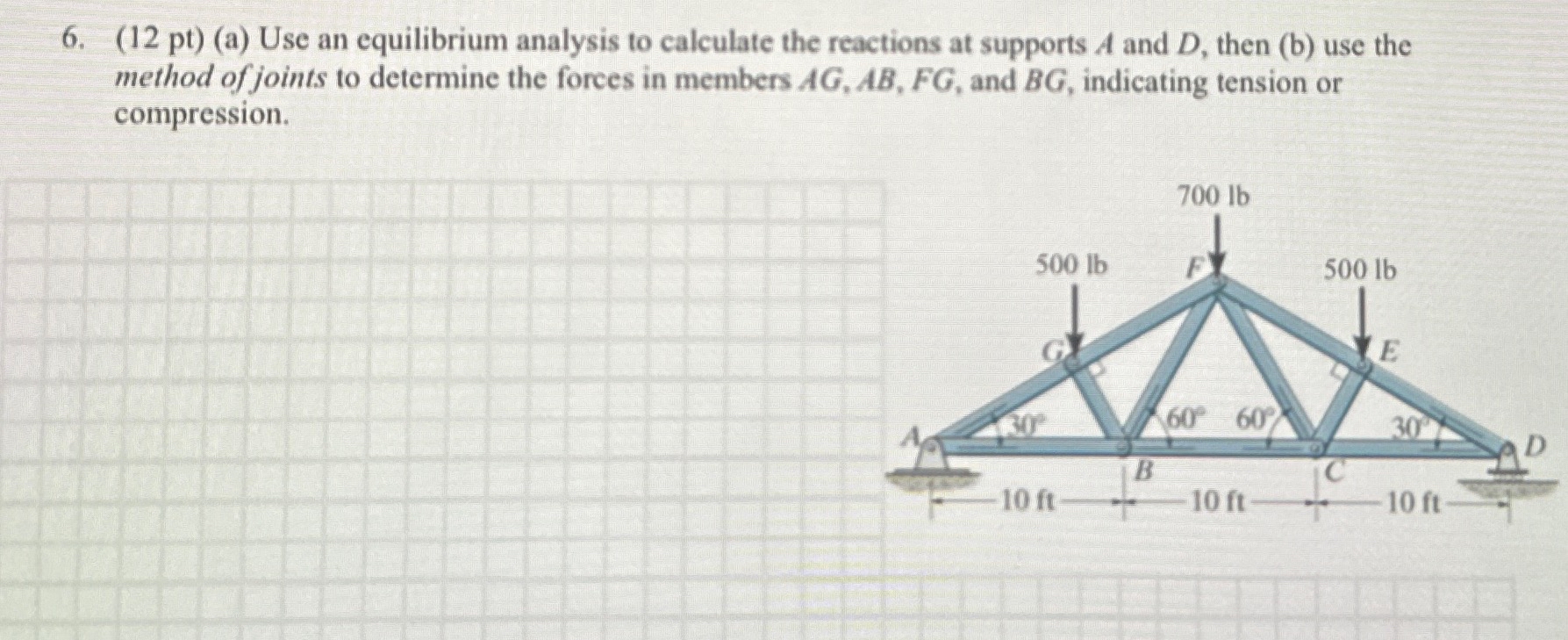 Use an equilibrium analysis to calculate the