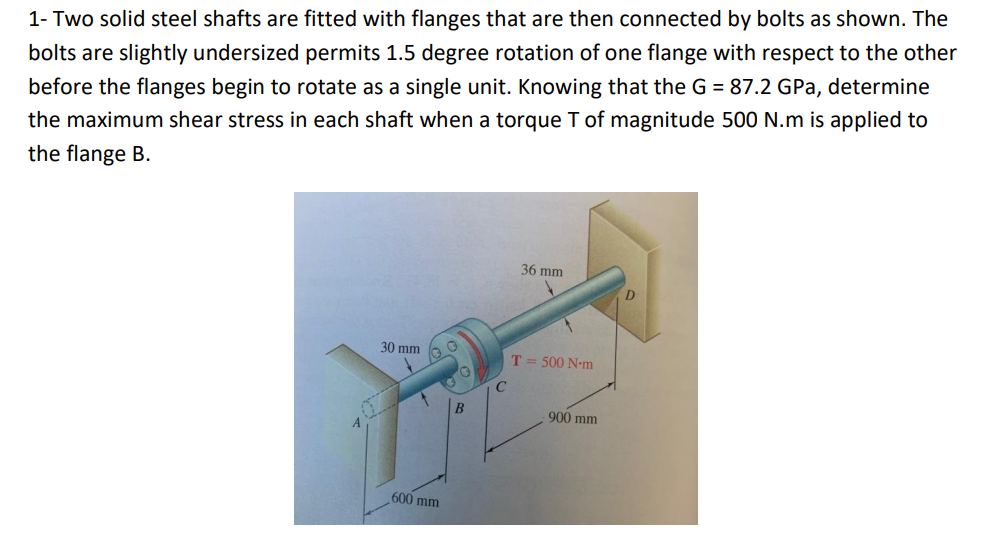 I need help ASAP please 1 - Two solid steel