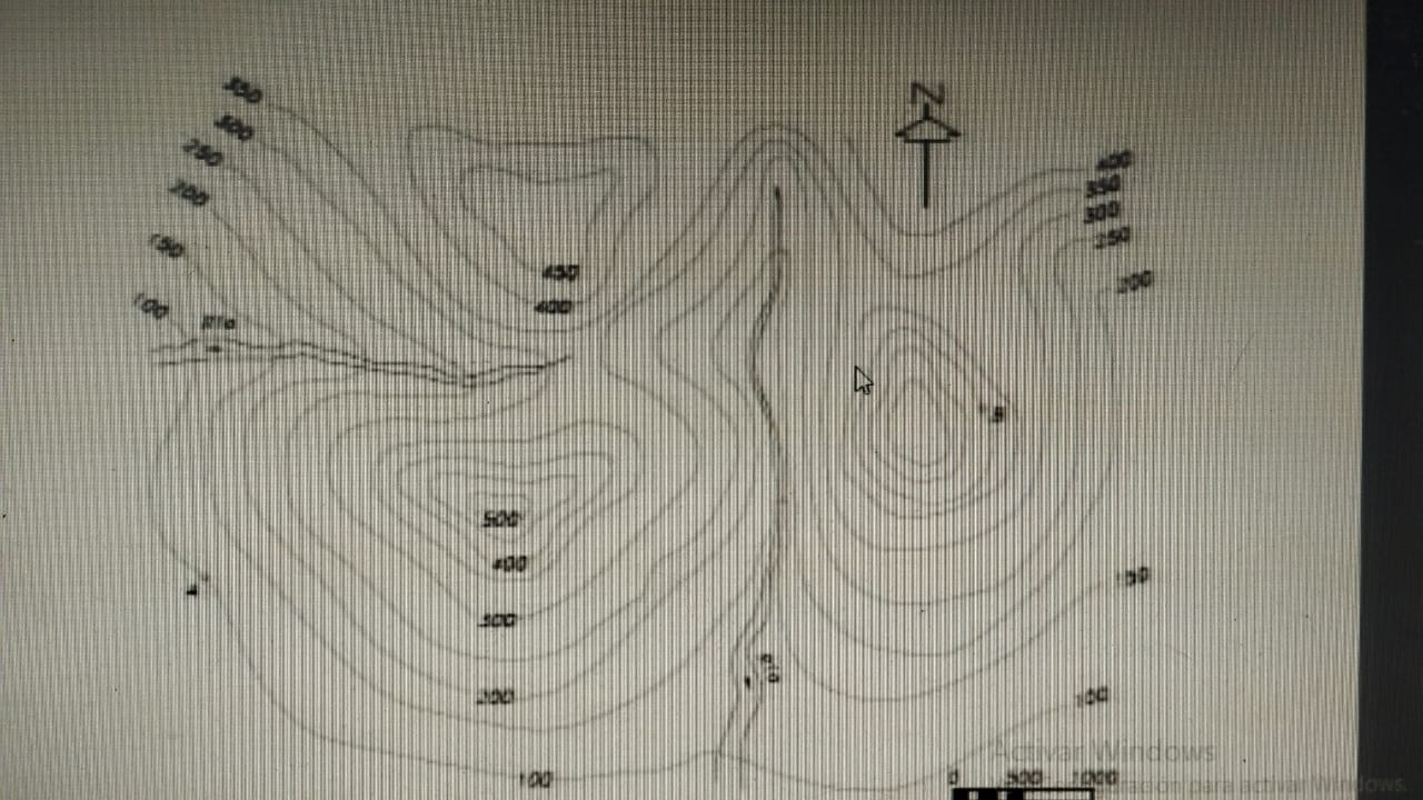 OF THE FOLLOWING SURVEY, DRAWN TO THE INDICATED