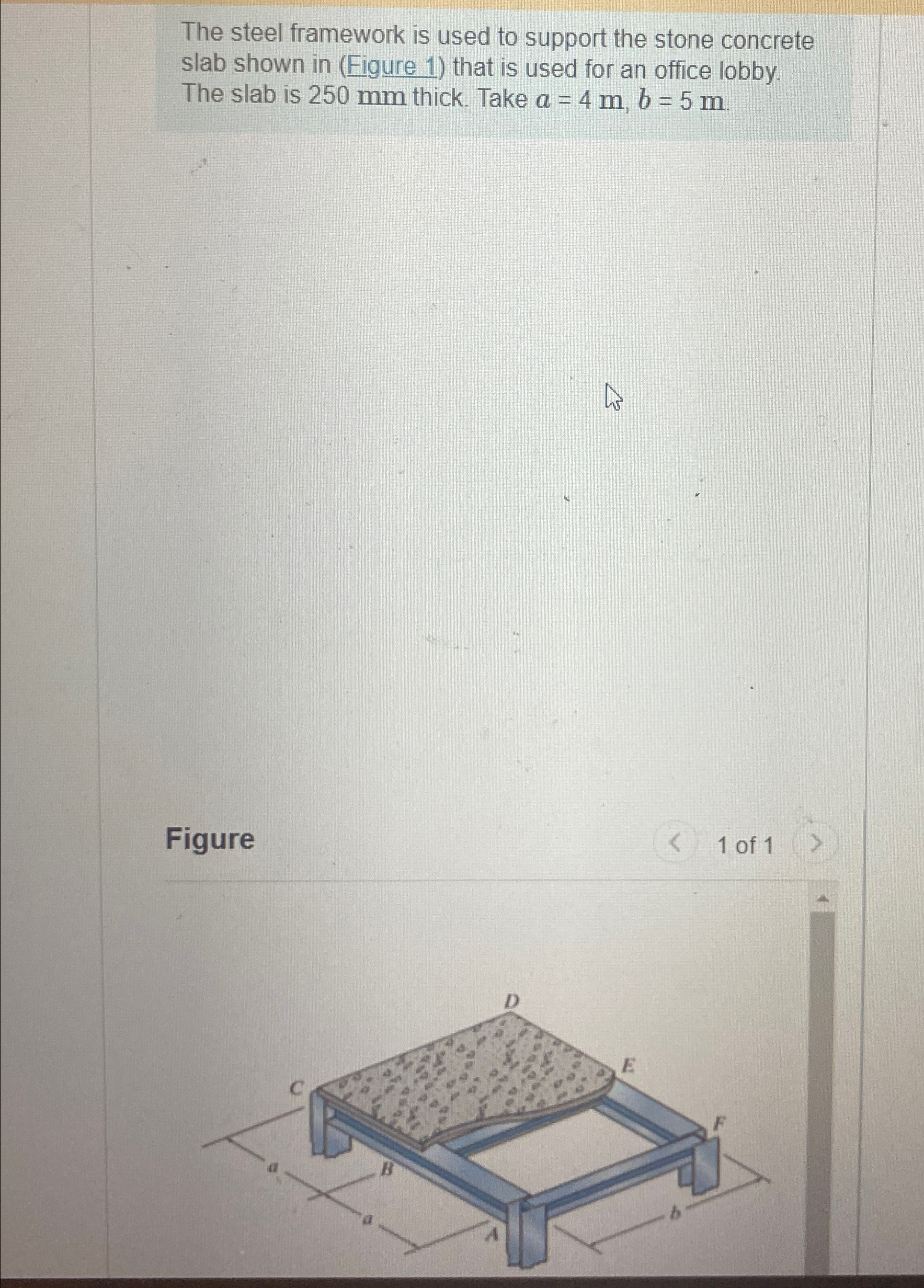 The steel framework is used to support the stone