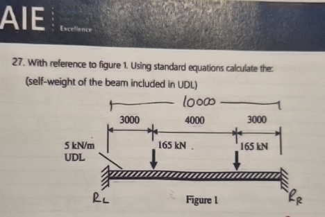 AIE 2 7 . With reference to figure 1 . Using