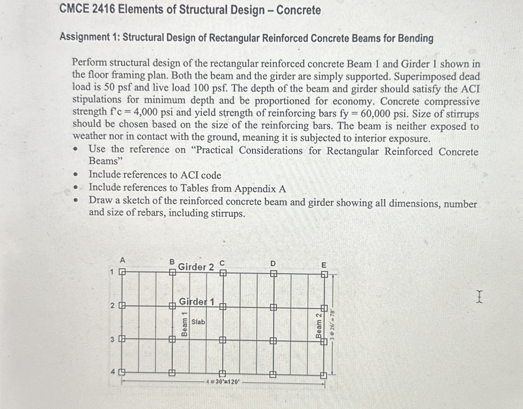 CMCE 2 4 1 6 Elements of Structural Design -