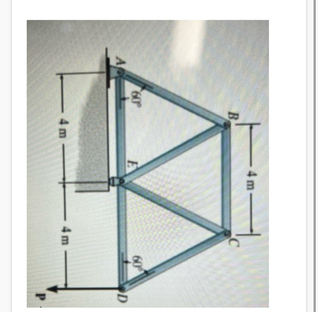 Take EI constant. Calculate the STIFFNESS MATRIX