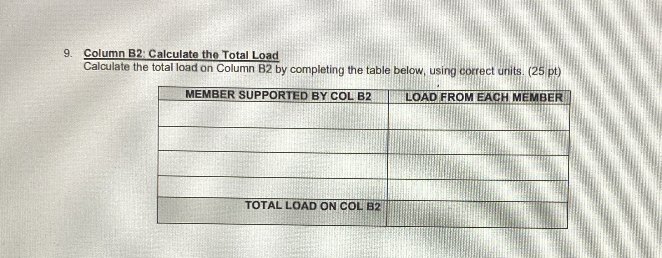 TYPICAL FLOOR FRAMING PLAN The combined total