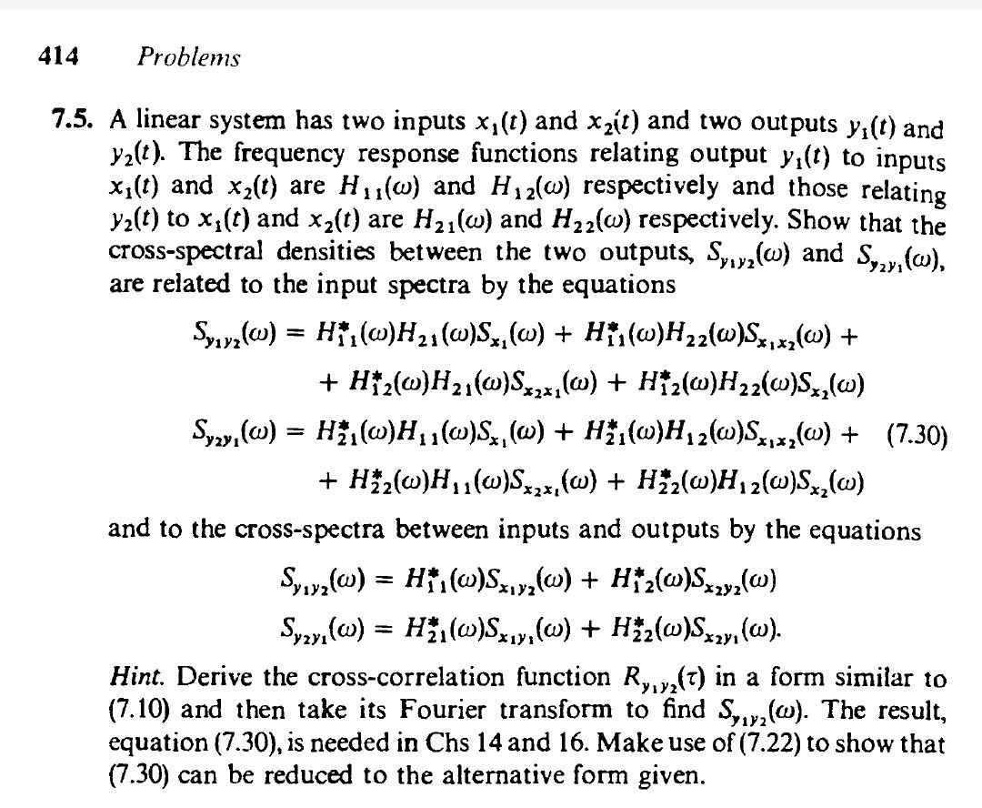 7 . 4 . For the two degree - of - freedom system