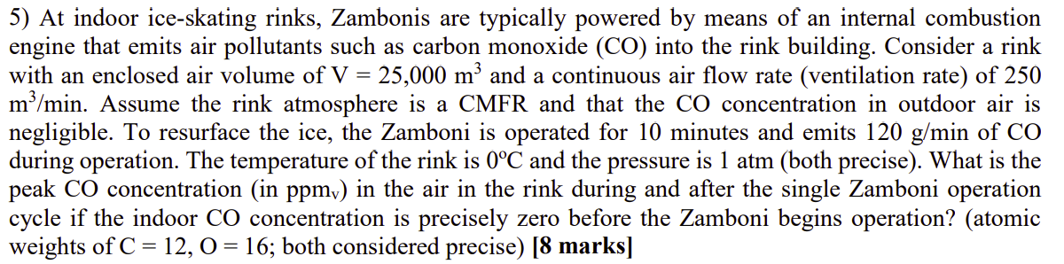 At indoor ice - skating rinks, Zambonis are