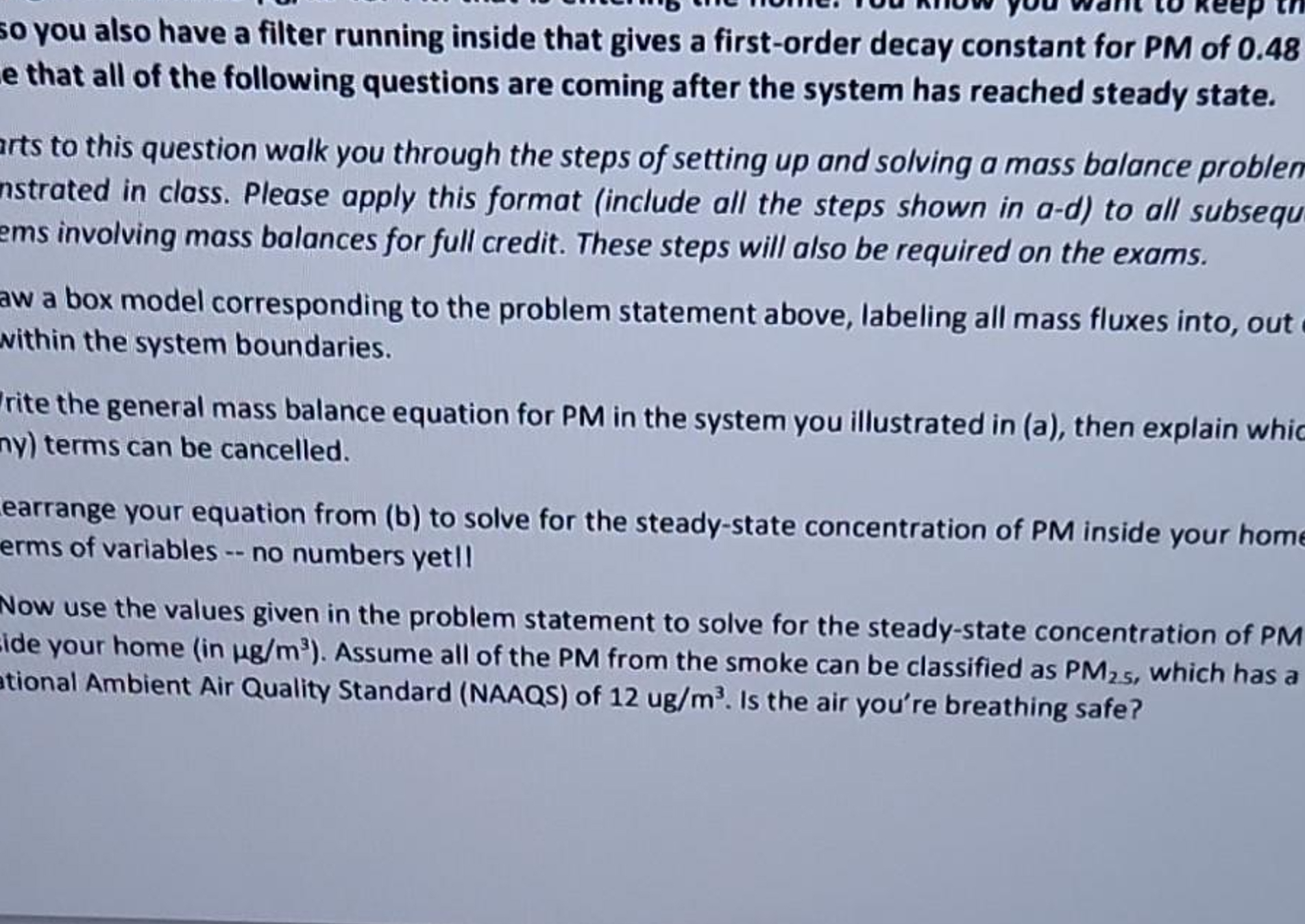 so you also have a filter running inside that