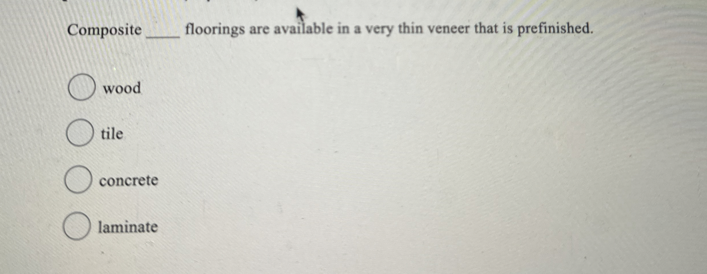 Composite floorings are available in a very thin