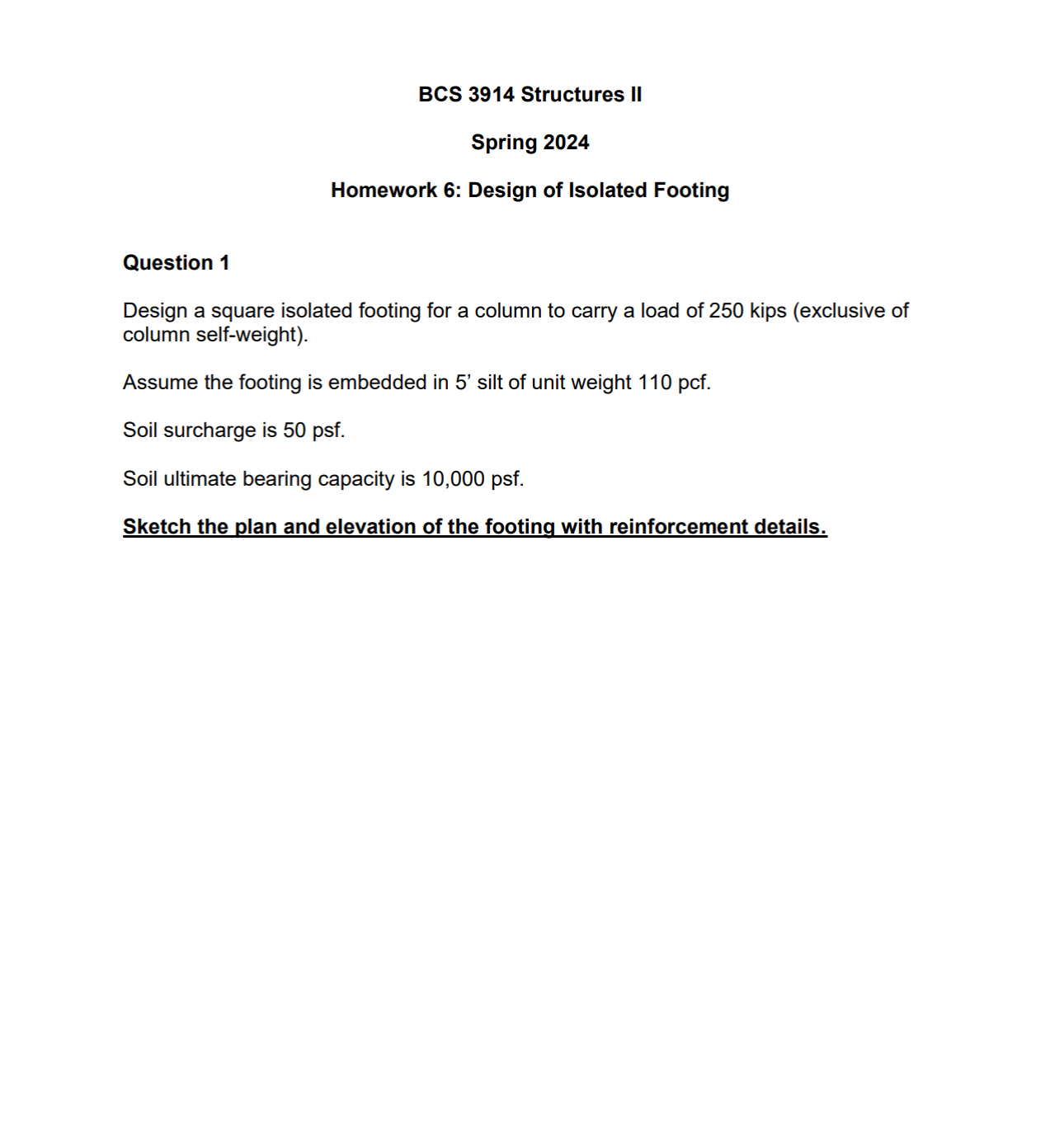 BCS 3 9 1 4 Structures II Spring 2 0 2 4 Homework