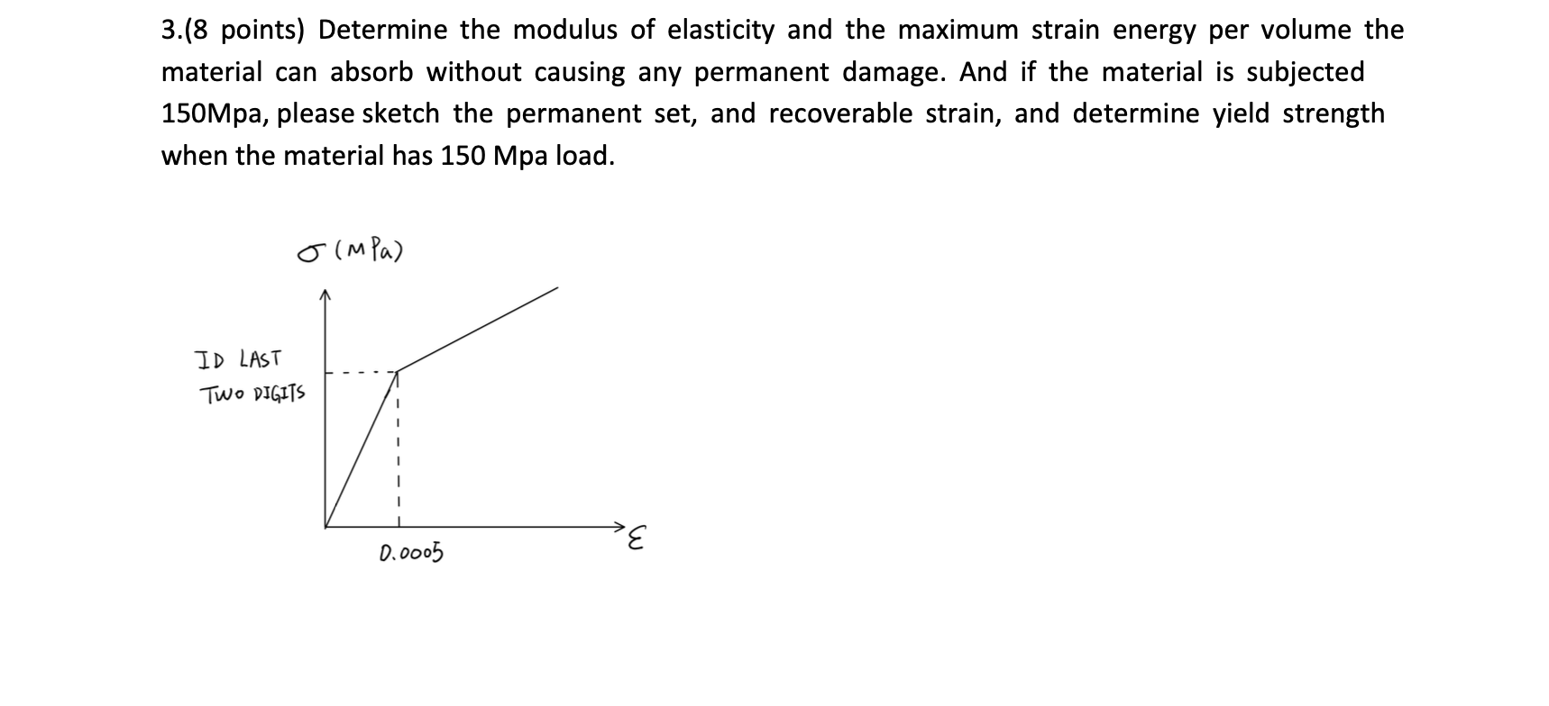 3 . ( 8 points ) Determine the modulus of