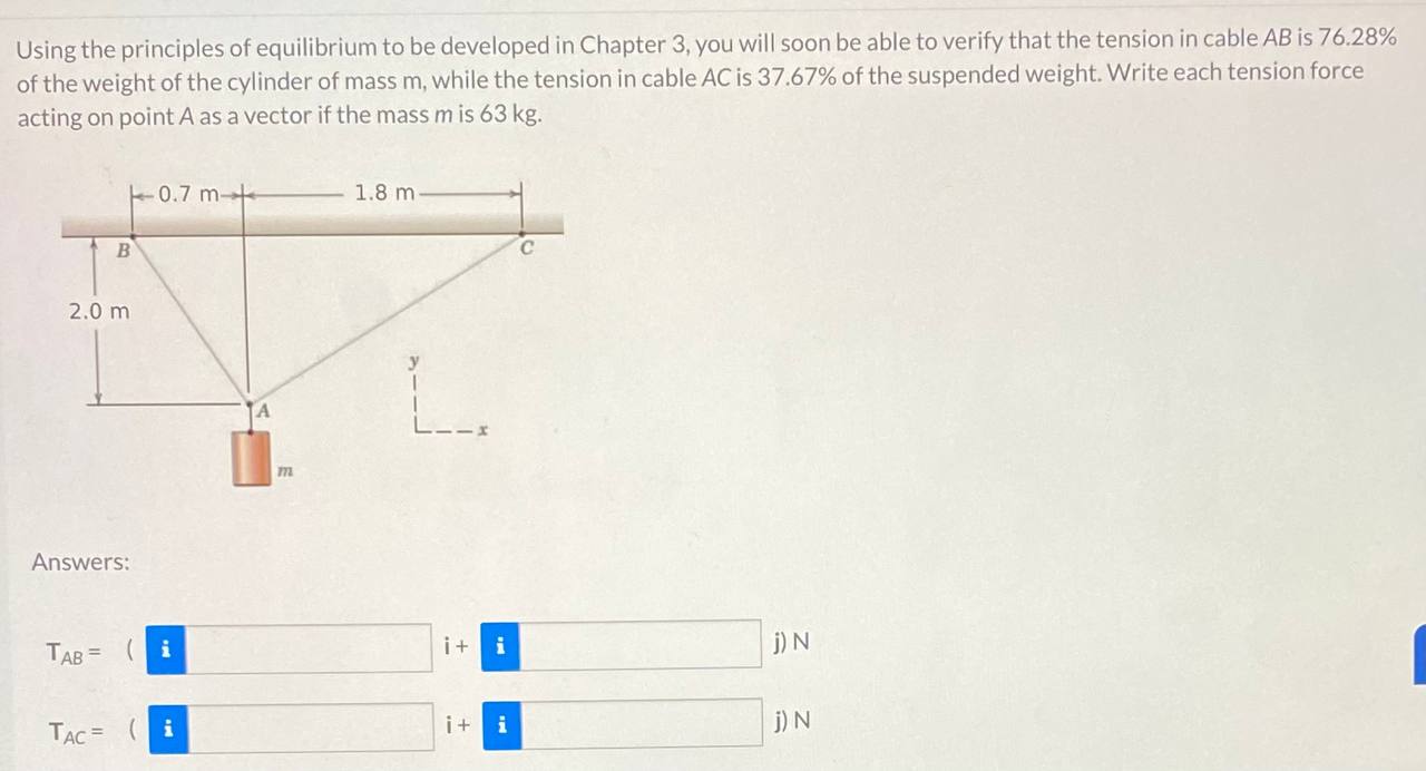 Using the principles of equilibrium to be