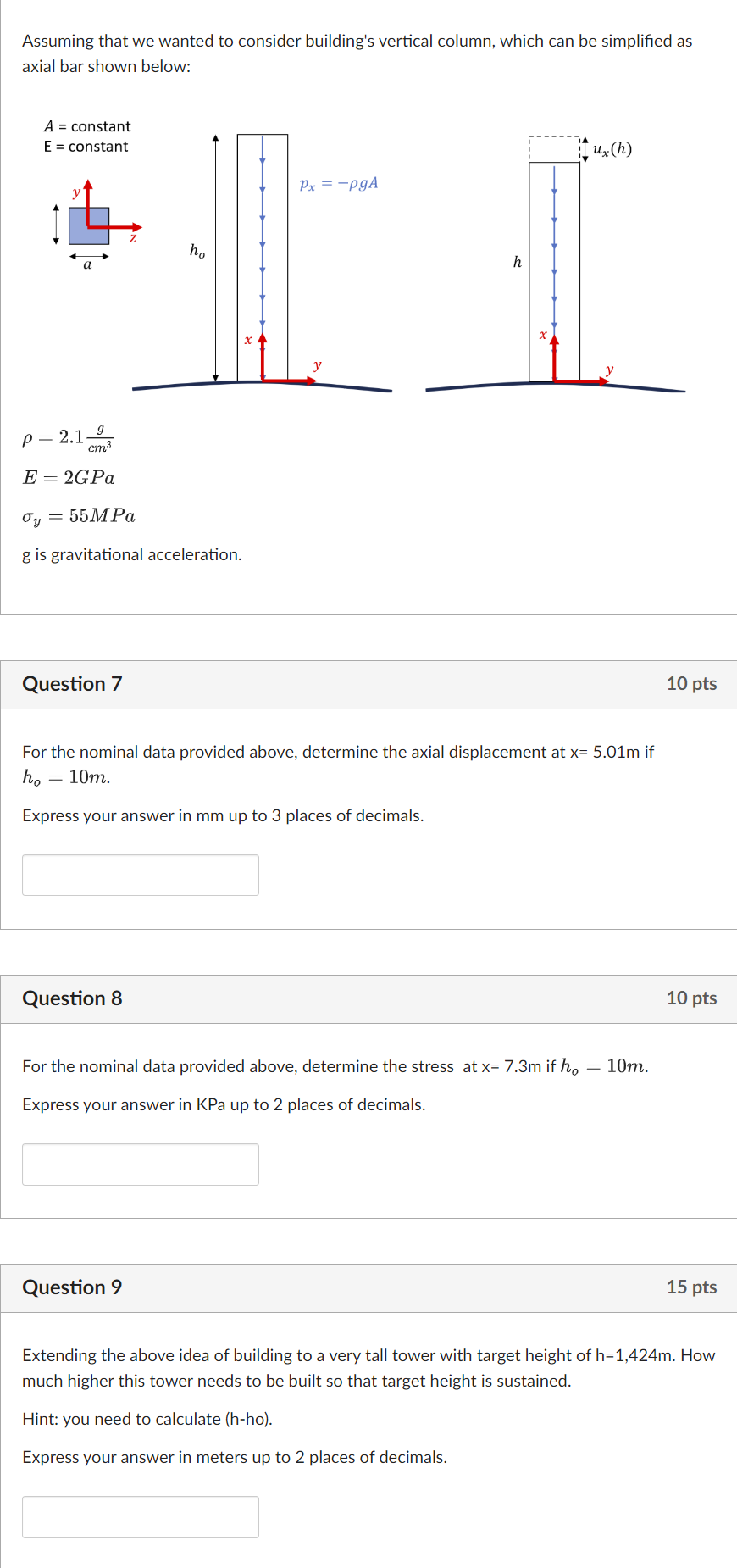 Assuming that we wanted to consider building's