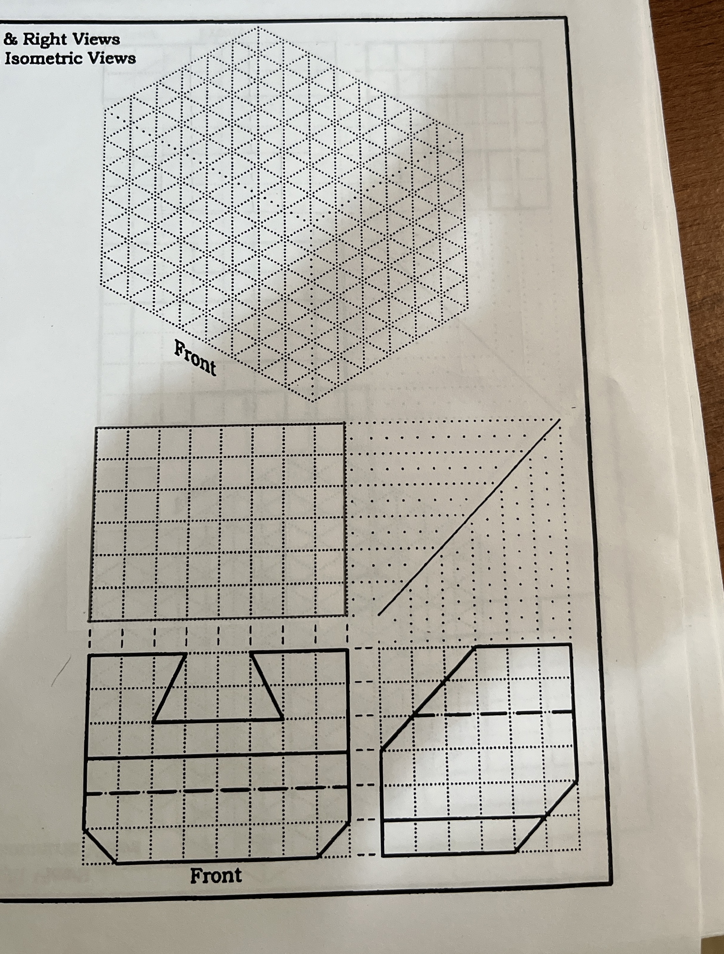 Can you draw the top view and then draw the