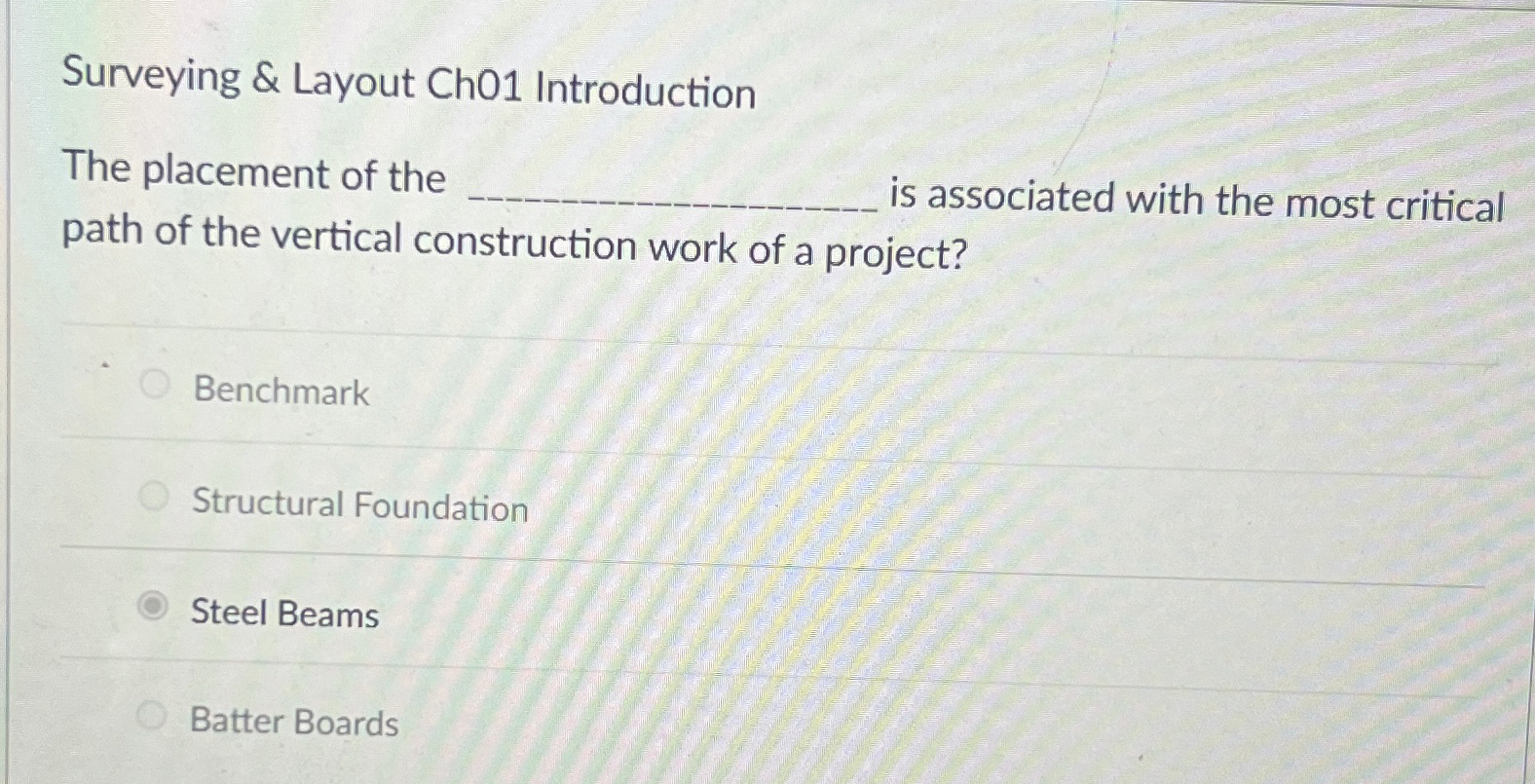 The placement of the s associated with the most