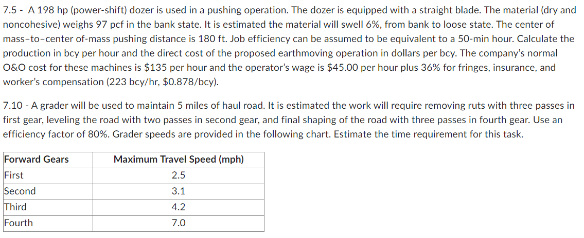 7 . 5 - A 1 9 8 hp ( power - shift ) dozer is