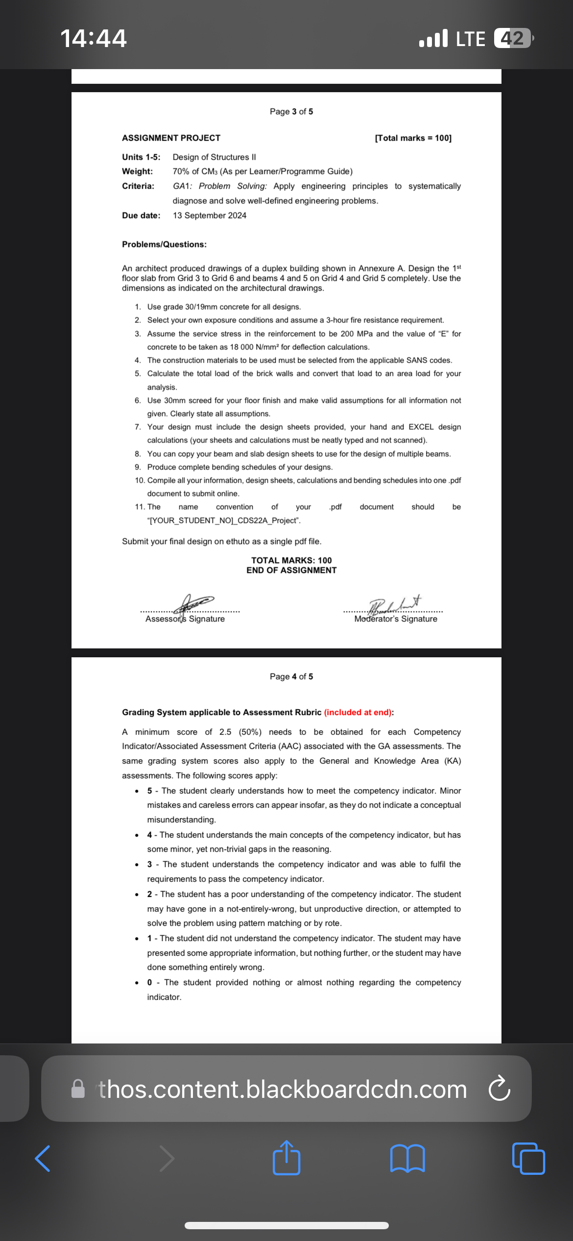 ASSIGNMENT PROJECT Total marks = 1 0 0 Units 1 -