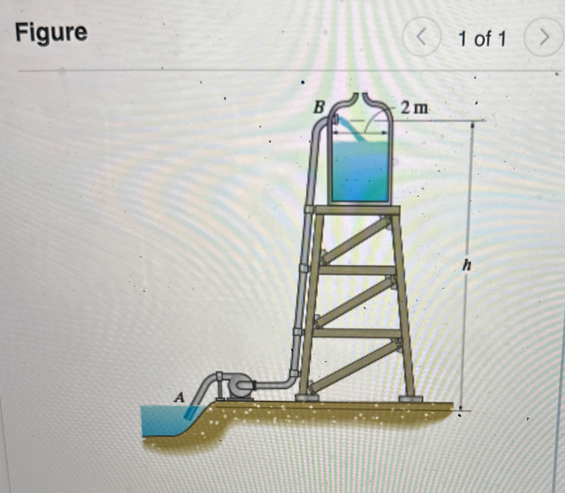 A cast iron pipe having a diameter of 1 0 0 m m