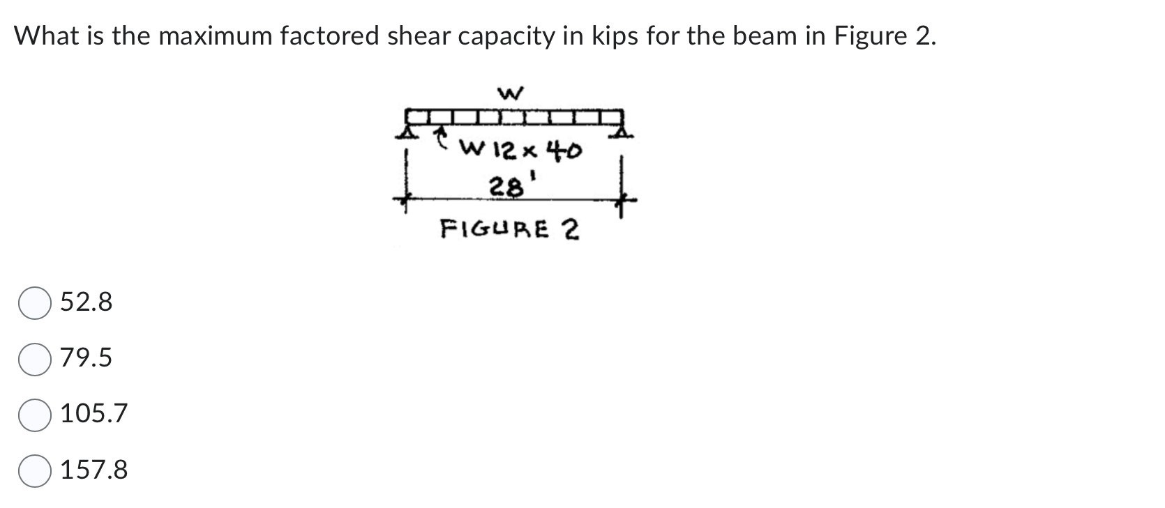 What is the maximum factored shear capacity in