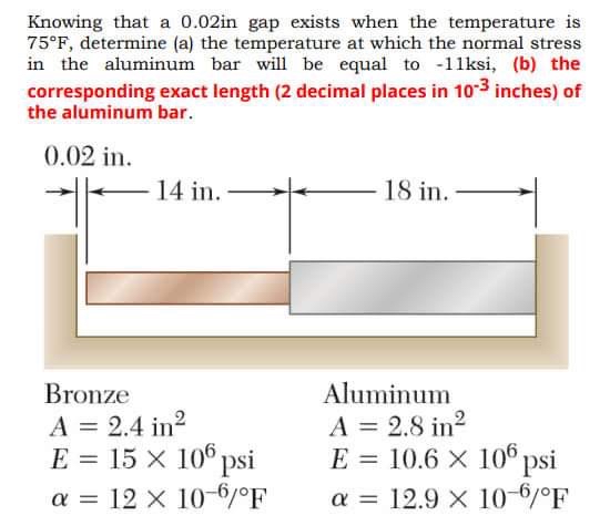 Knowing that a 0 . 0 2 in gap exists when the