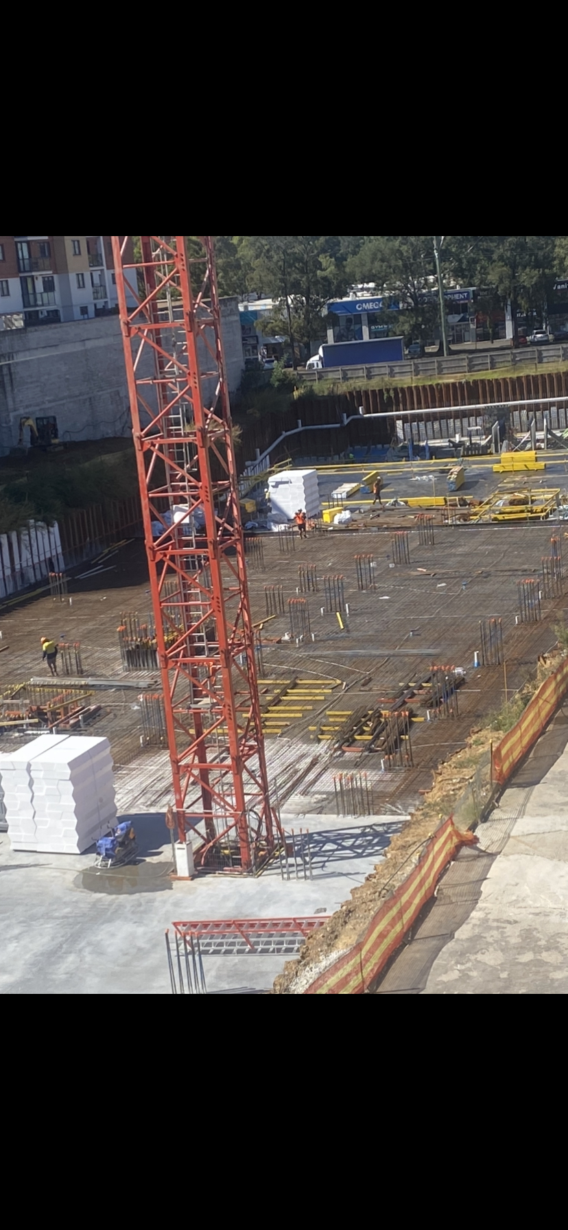 Find me two wastes in this construction site from