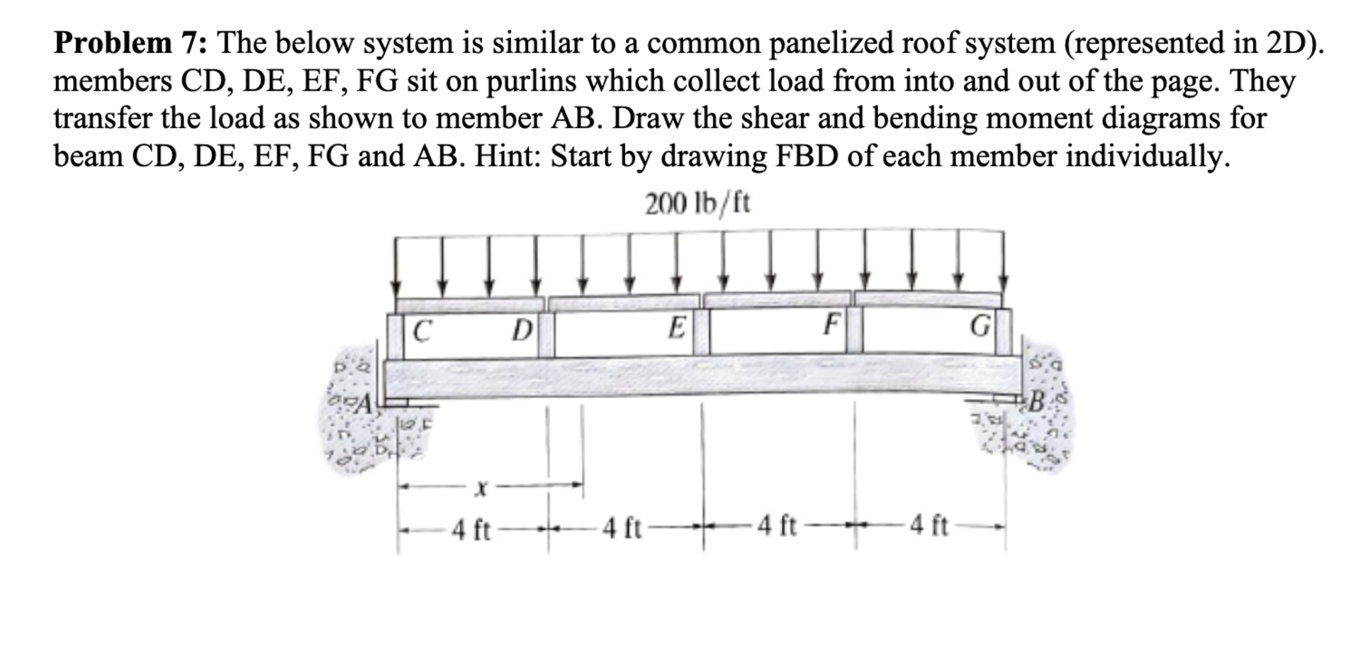 Problem 7 : The below system is similar to a