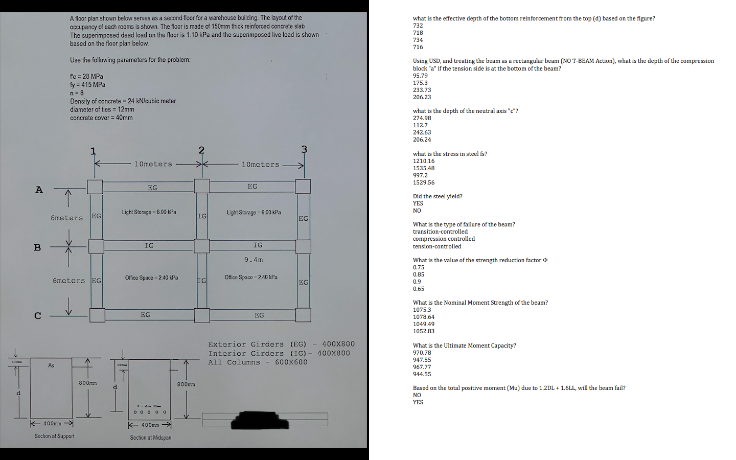 what is the effective depth of the bottom