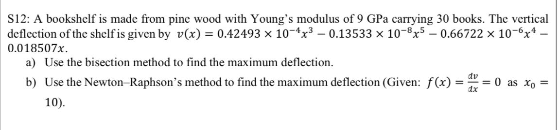 i need the exact answer for it : A bookshelf is