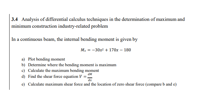 3 . 4 Analysis of differential calculus