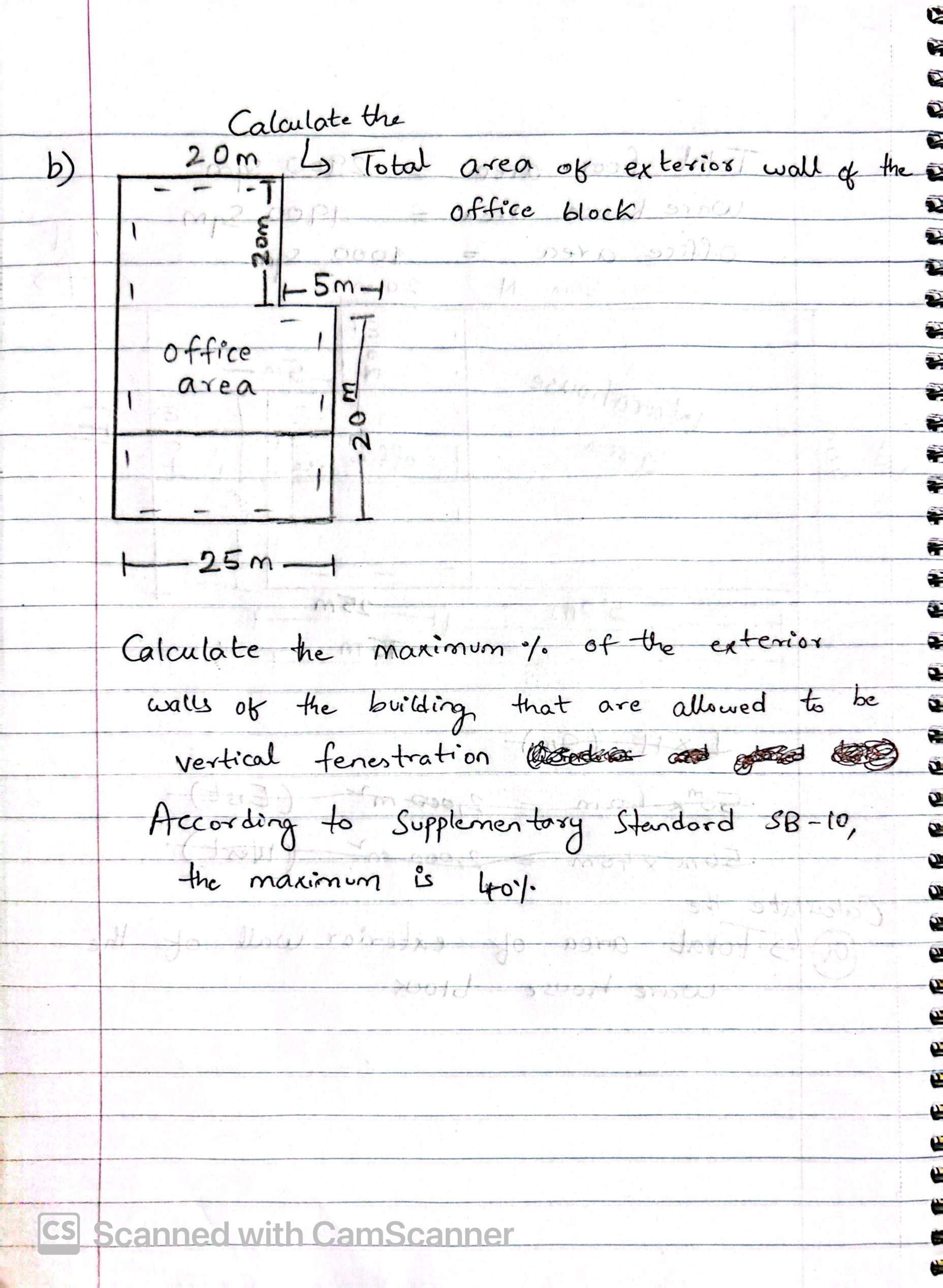 Calculate the office block Calculate the maximum