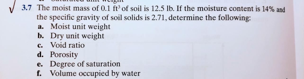 the specific gravity of soil solids is 2 . 7 1 ,