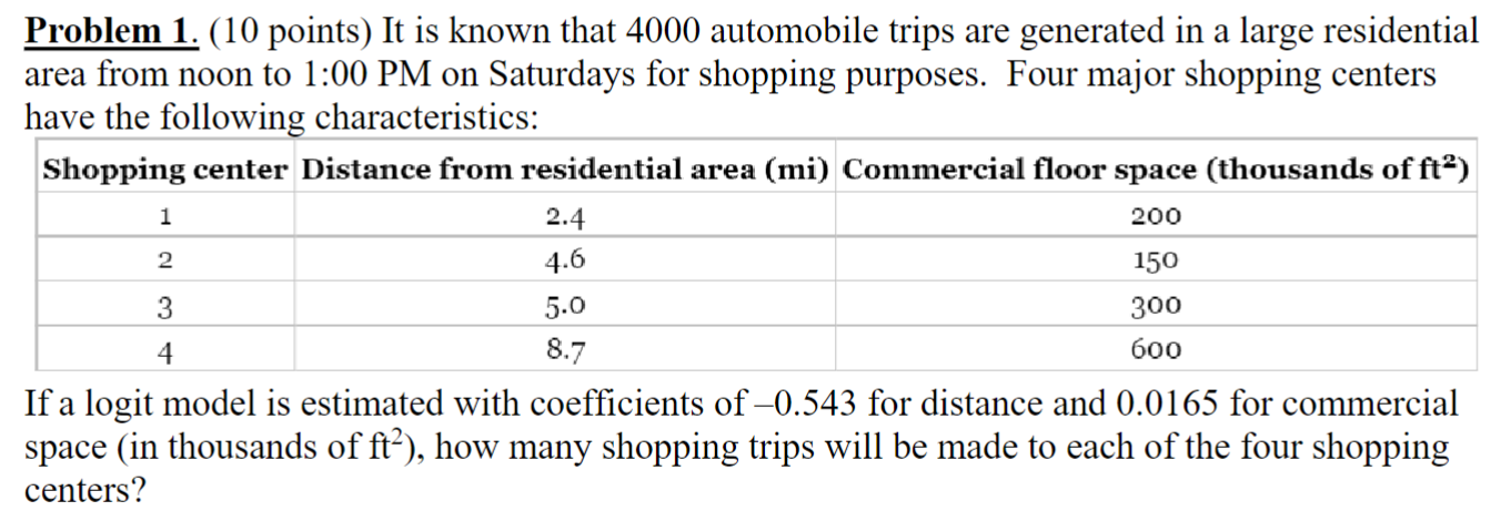 Problem 1 . ( 1 0 points ) It is known that 4 0 0