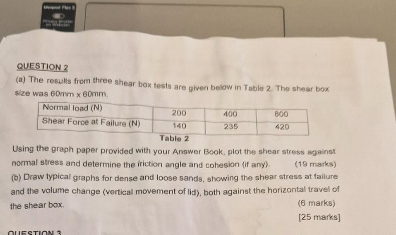 Bowed Ried: Gncrawis minuerys QUESTION 2 ( a )