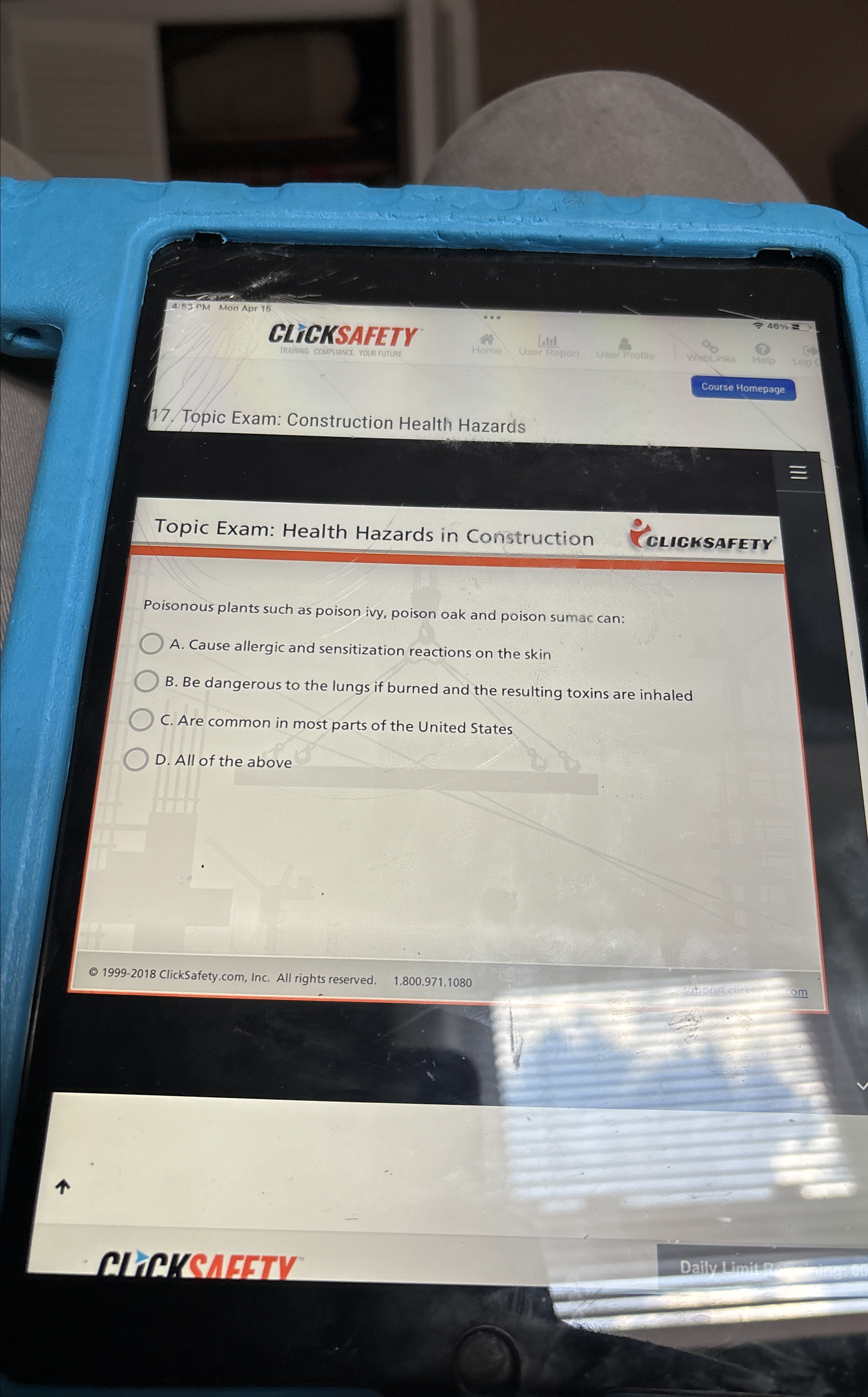 Mor Apr 1 5 CLICKSAFETY TRAINME, COMPLLANCE YOUR