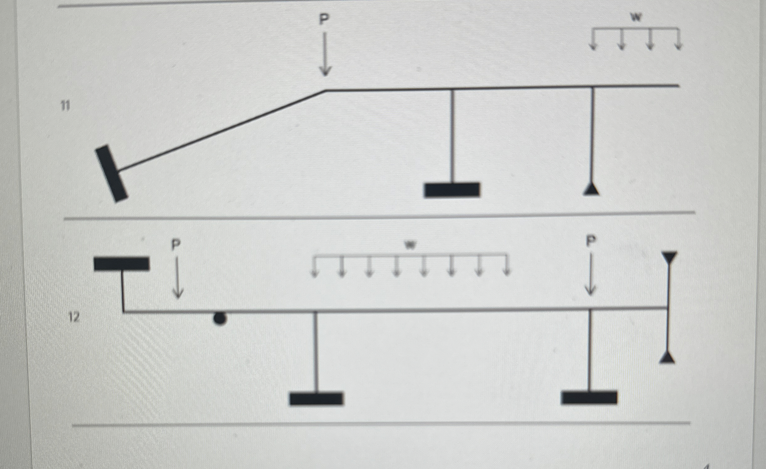 DRAW THE DEFLECTED SHAPES For 1 1 and 1 2 ! And