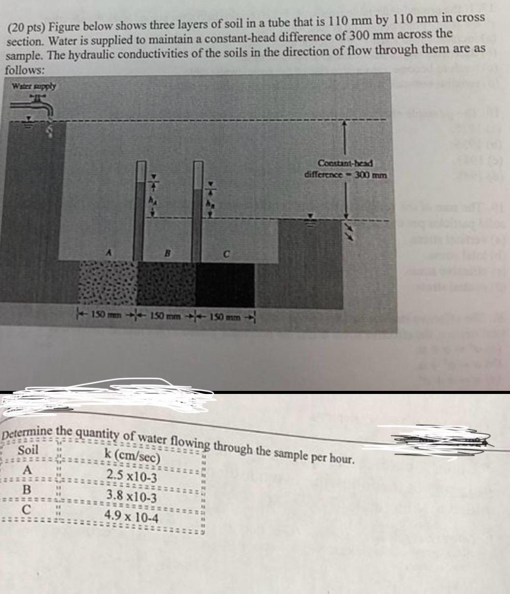 ( 2 0 pts ) Figure below shows three layers of