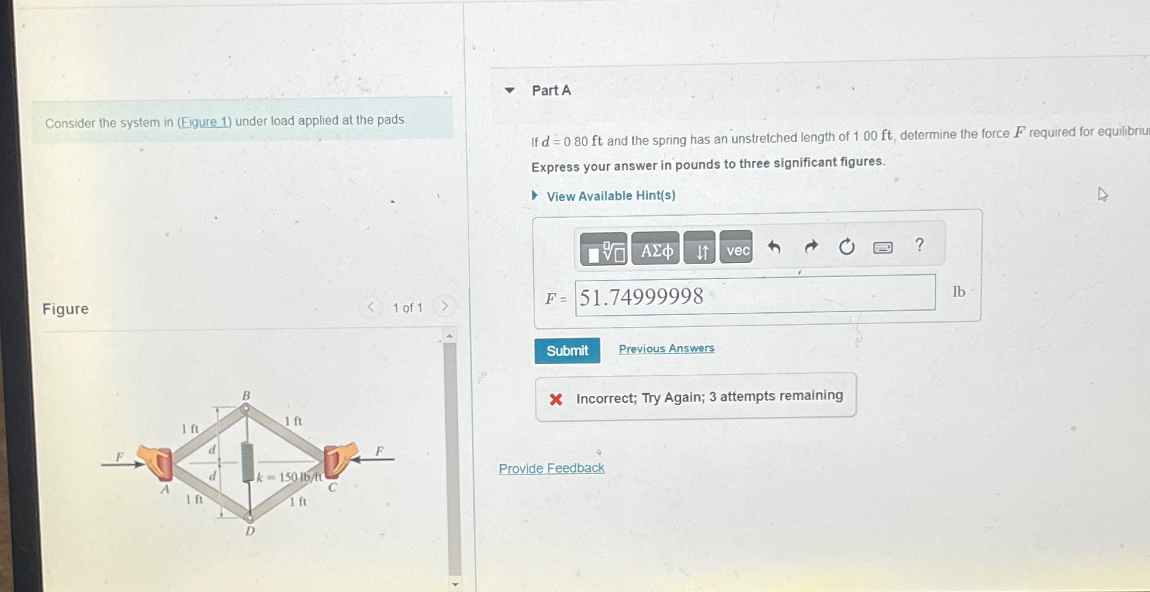 Part A Consider the system in ( Figure 1 ) under