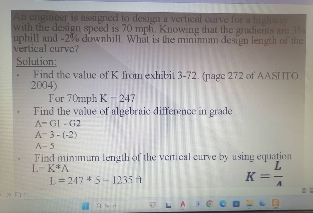 An engineer is assigned to design a vertical