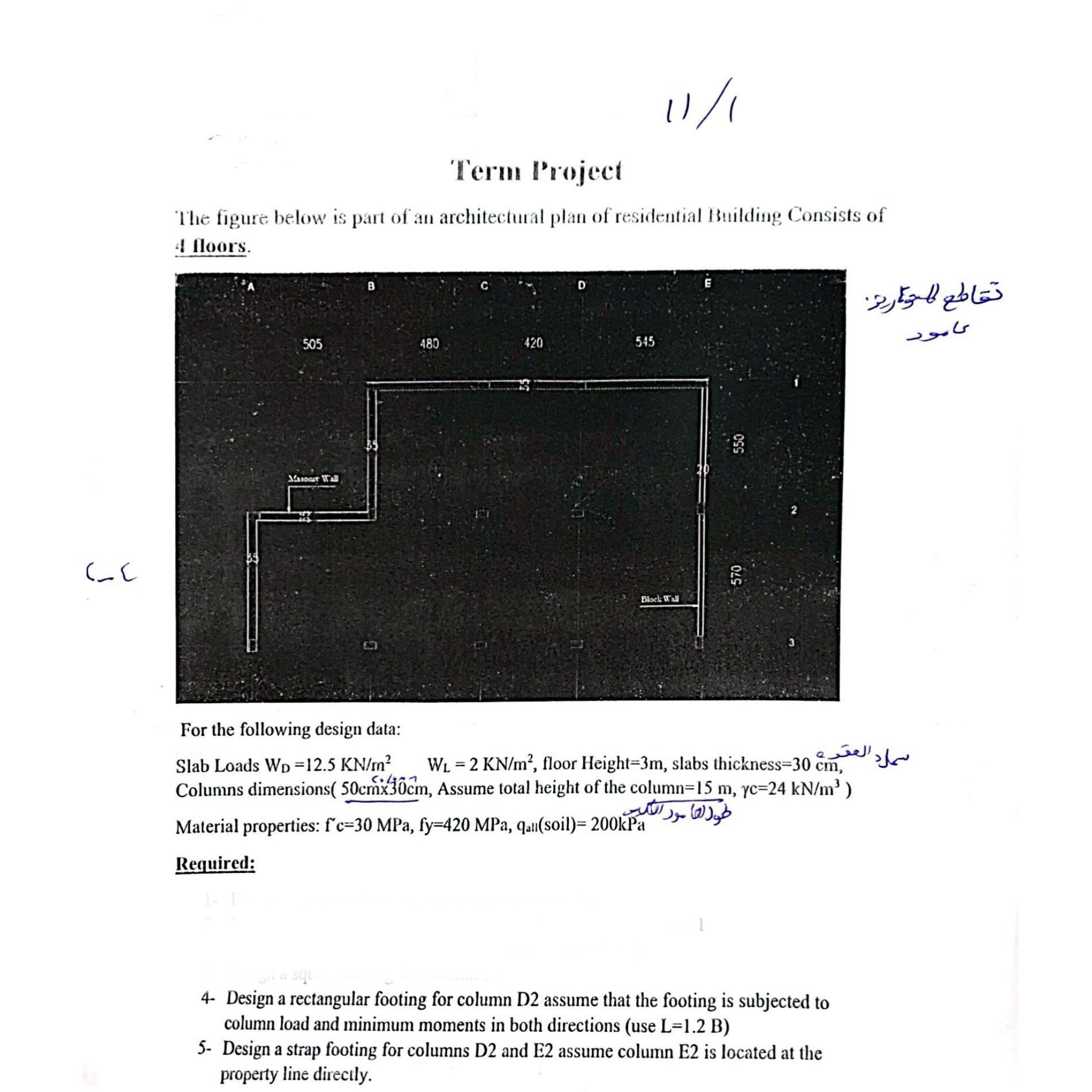 Term Iroject The figure below is part of an