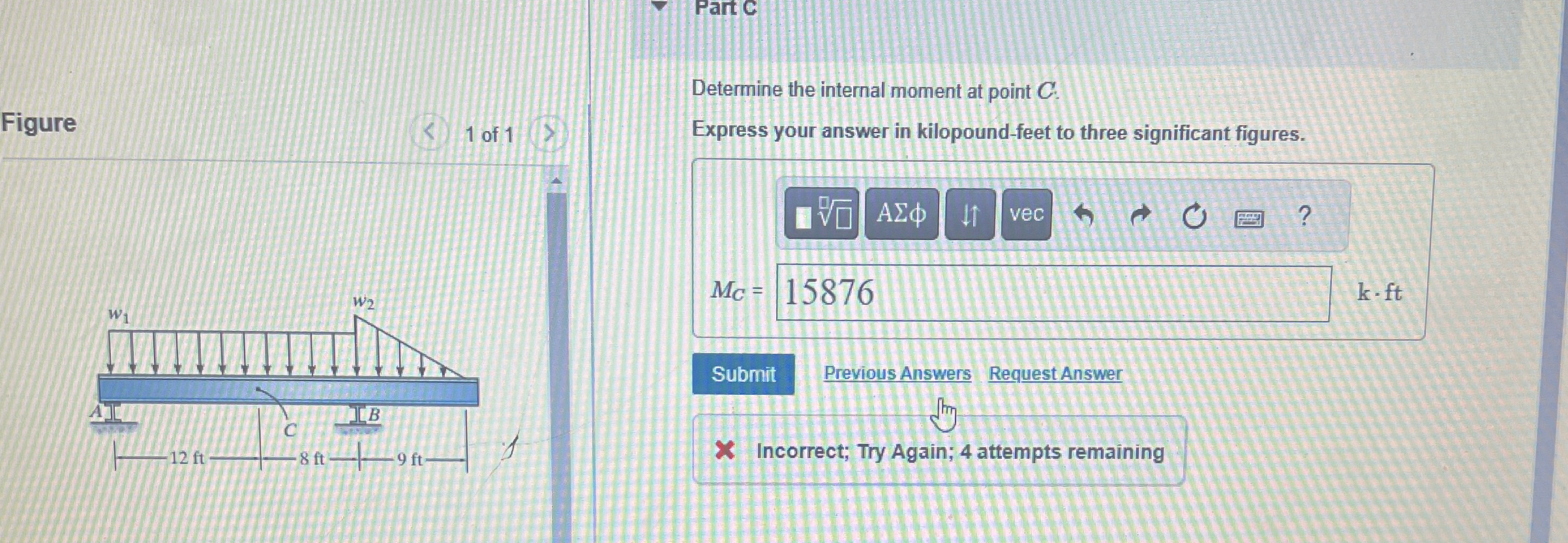 Consider the beam shown in ( Figure 1 ) . Suppose