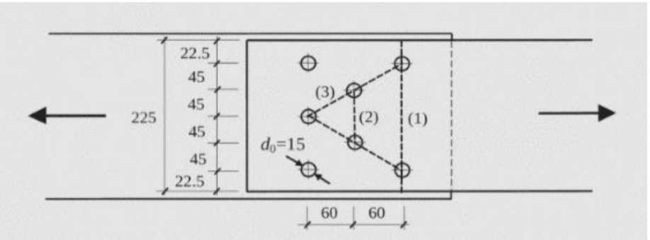 Check the design tension resistance of the