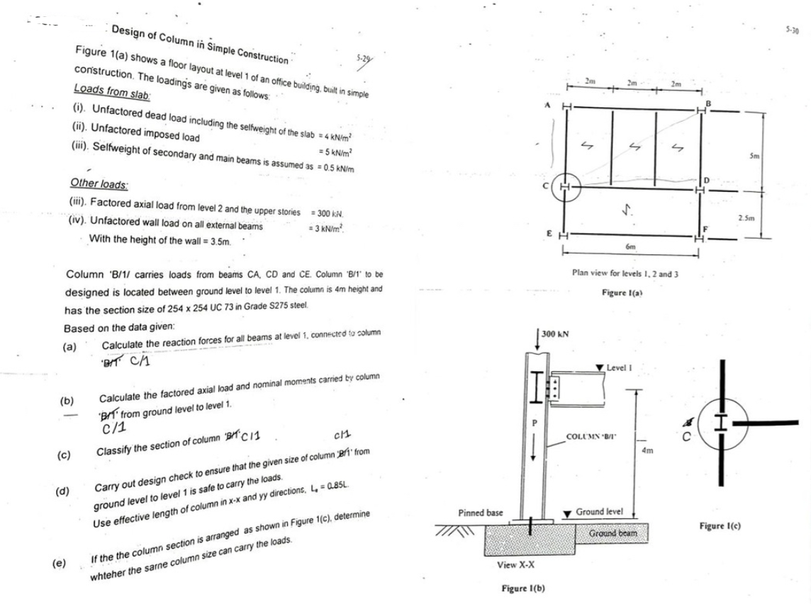 helpDesign of Column in Simple Construction