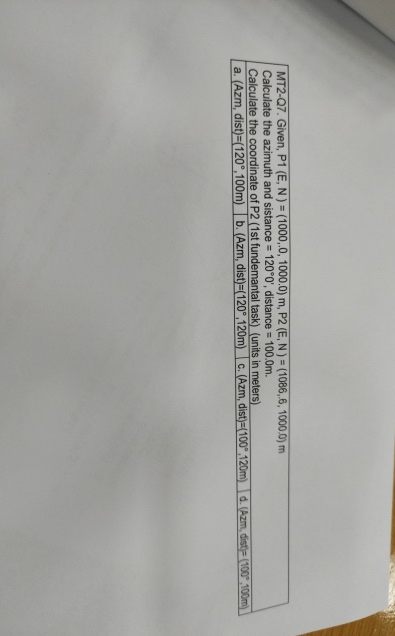 MT 2 - Q 7 . Given, P 1 ( E , N ) = ( 1 0 0 0 , 0
