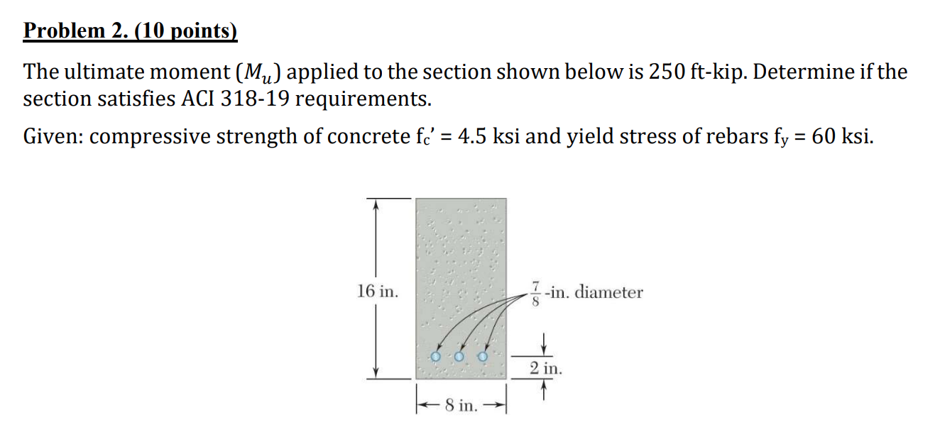 Problem 2 . ( 1 0 points ) The ultimate moment (