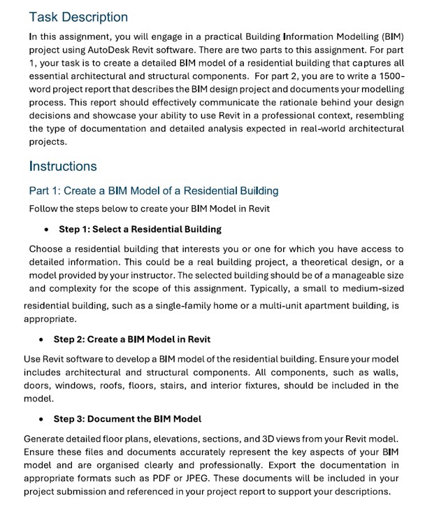 Task Description In this assignment, you will