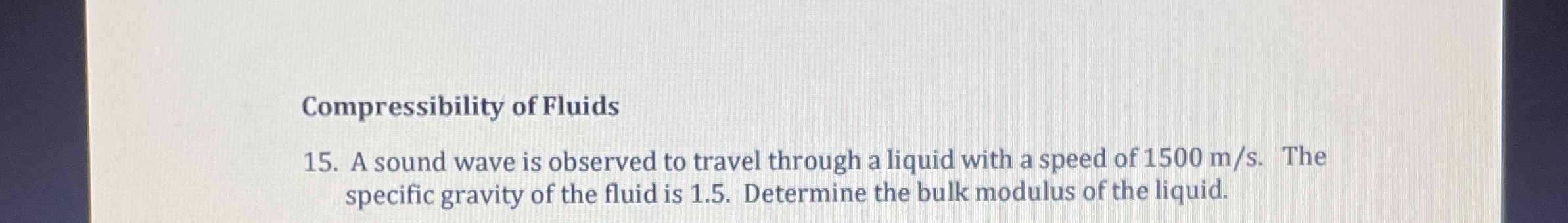 A sound wave is observed to travel through a